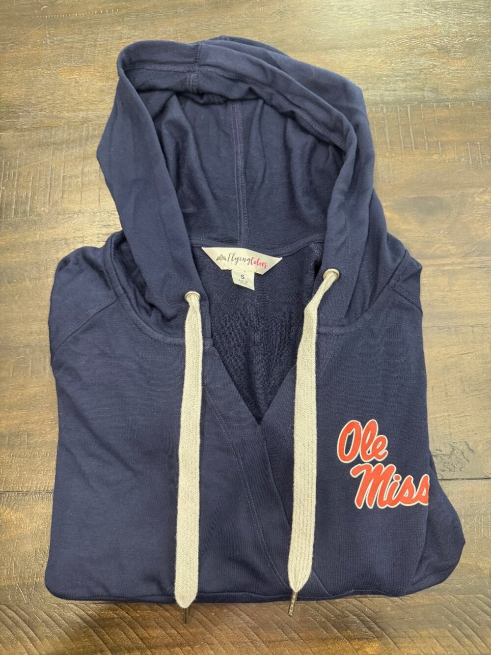 Ole Miss Pull-Over Hoodie - Women's Size Small